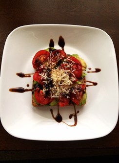 My version of bruschetta. Delish!